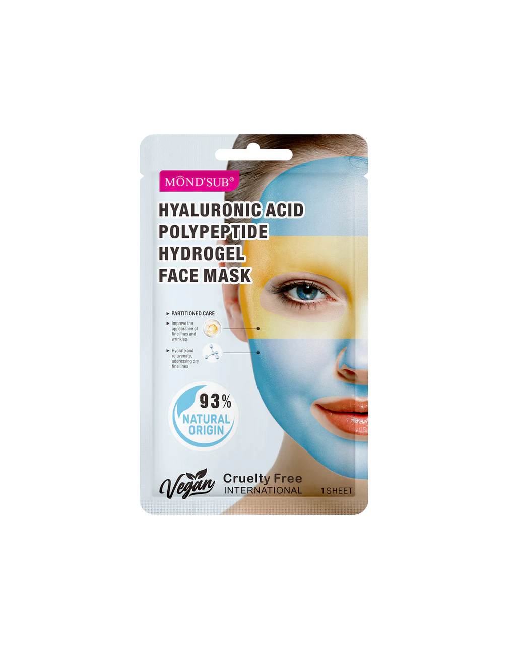 Hyaluronic Acid Polypeptide Hydrogel Face Mask - Firming & Moisture Boost