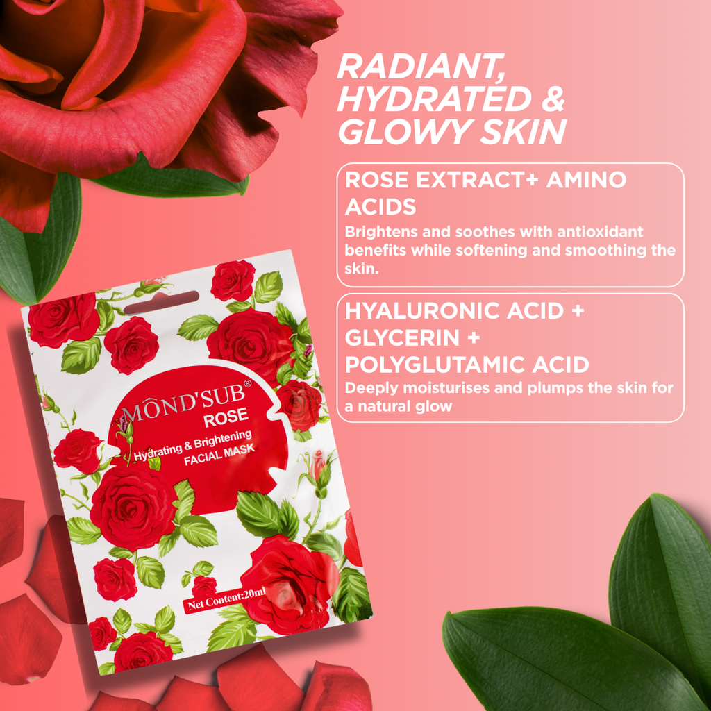 Rose Hydrating and Brightening Facial Mask