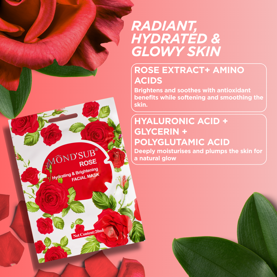 Rose Hydrating and Brightening Facial Mask