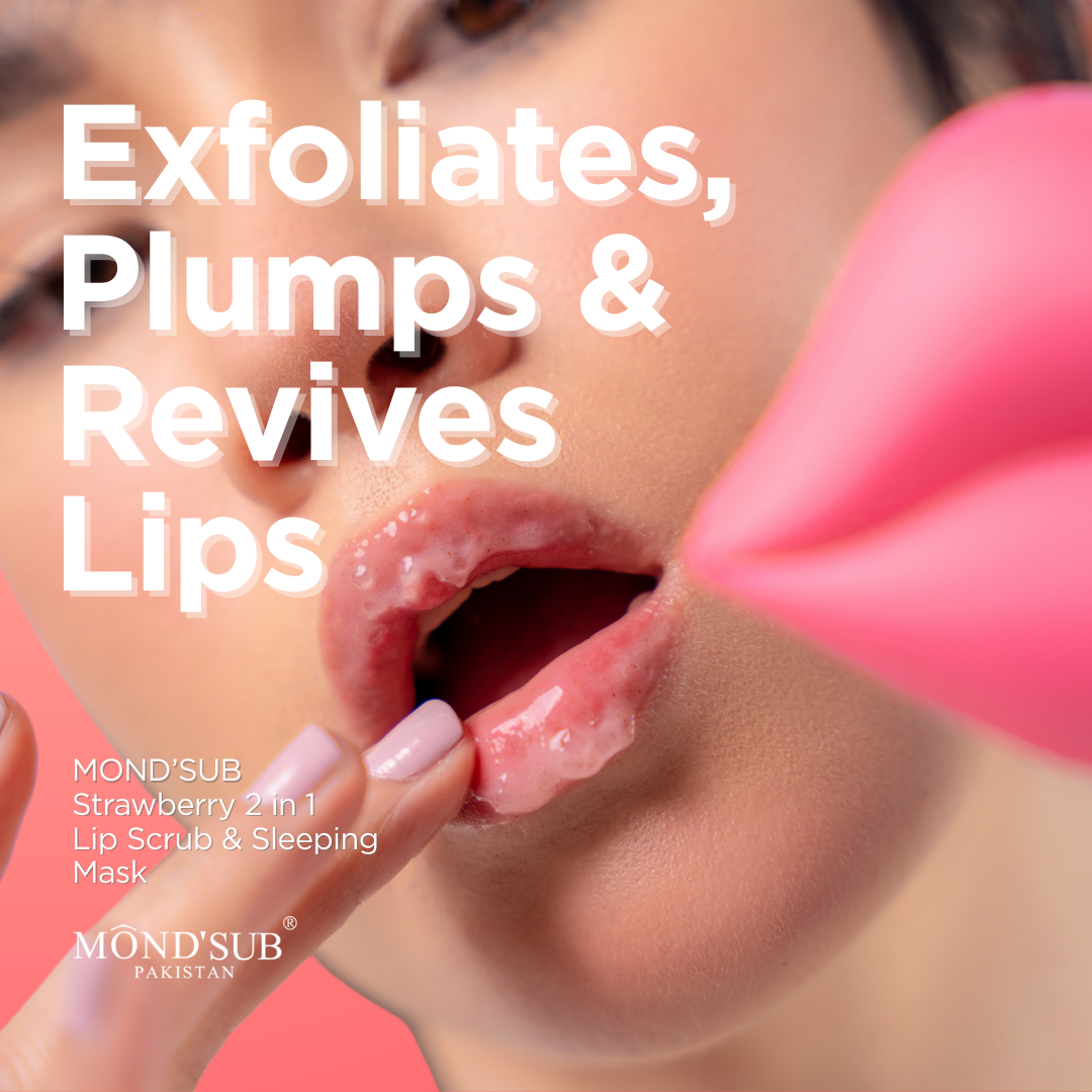Strawberry Two In One - Lip Scrub & Sleeping Mask For Wrinkle Lips