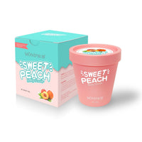 Sweet Peach Body Scrub for exfoliating dead skin cells and reducing the appearance of strawberry skin.